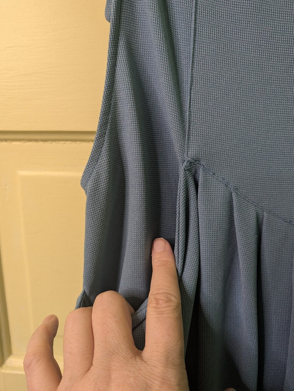 Halara Blue Wide Leg Overall Jumpsuit Size M - Picture 6 of 11